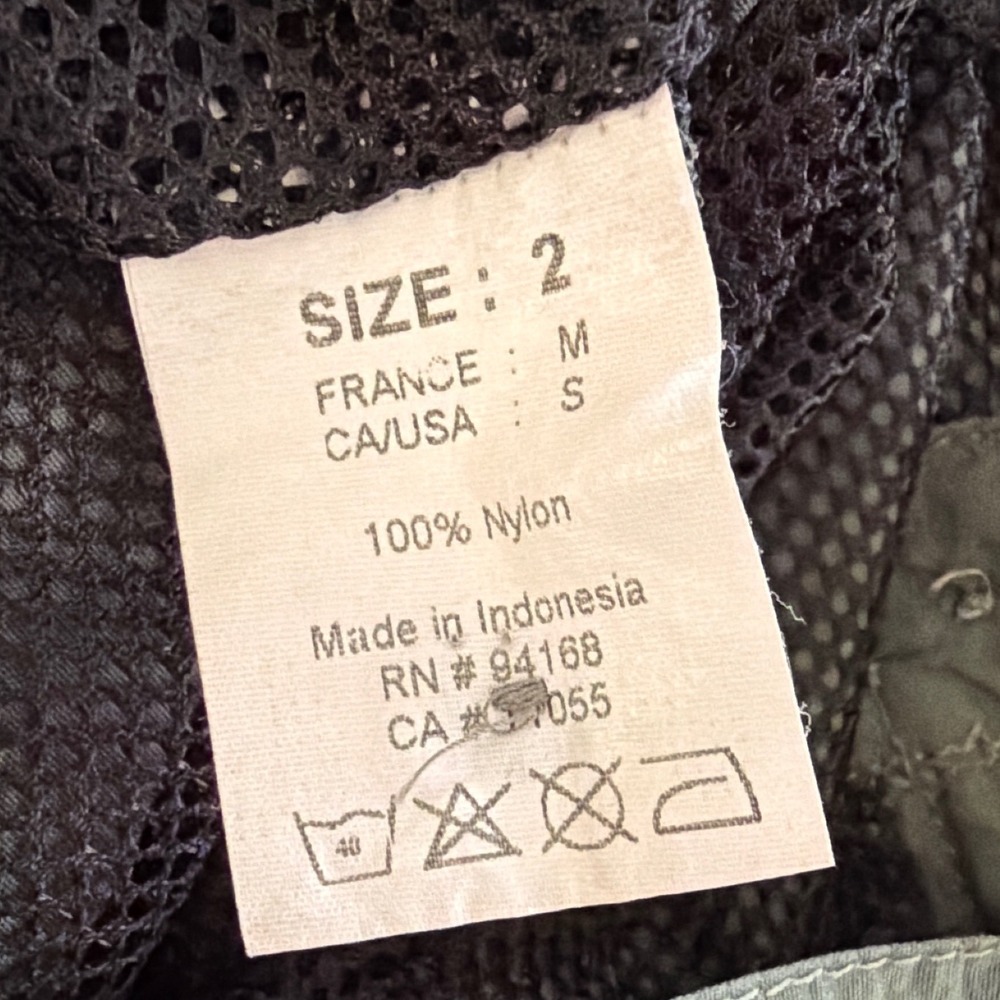 Jacques Ruc Olive Green Nylon Cargo Maxi Skirt Utilitarian Gorpcore Size Small - Picture 10 of 11